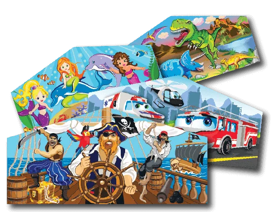 art panels for interchangeable theme combination bouncy castle