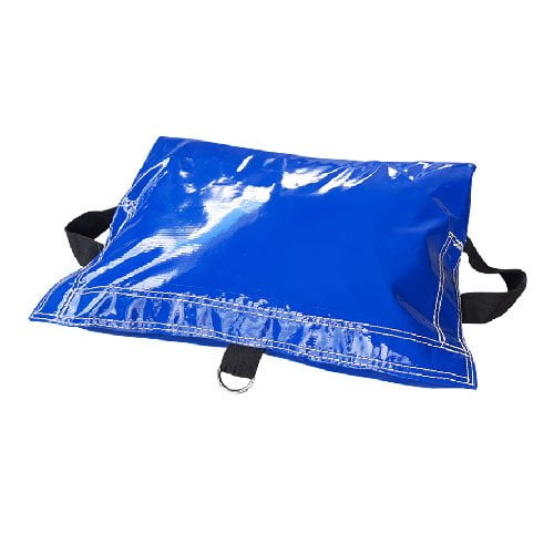 blue sandbag cover