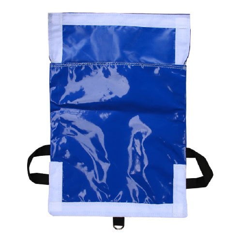 blue sandbag cover .